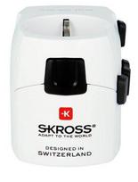adapteris uk kistukas - Skross 230V 7A PRO kištukai AU/CN/UK/US/IT - lizdas EU - 3 nuotrauka