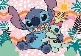 4 daliu delione - Clementoni Dėlionė Disney Stitch 60 det. 26331 - 2 nuotrauka