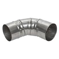 kaminai 120 - Kaminų alkūnė Wadex 116, D120 mm, 90° - 2 nuotrauka