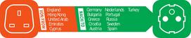 travel adapter - DELTACO UK į EU / GT-336 - 2 nuotrauka