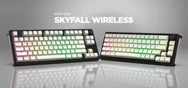 hator wireless - HATOR Skyfall 80, Juoda-Balta (Black-White) - 2 nuotrauka