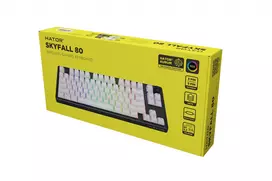 hator wireless - HATOR Skyfall 80, Juoda-Balta (Black-White) - 4 nuotrauka