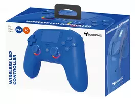 pc pultelis - Subsonic Wireless Led Controller Mėlynas (Blue) for PS4/PC - 2 nuotrauka