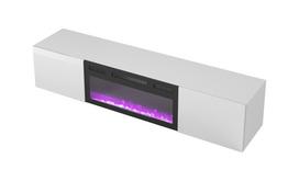 tv spintele - Livo RTV 180, baltas, 180 cm x 38 cm x 37 cm - 3 nuotrauka