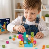 montessori zaislai - Woopie magnetinis konstruktorius Montessori vandenyno dėlionė 3D, 63 vnt. - 6 nuotrauka