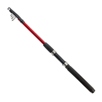 meskere spiningas - Meškerė Teleskopinė Fish2Fish 180cm Raudona - 2 nuotrauka