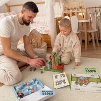 magnetiniai konstruktoriai woopie - WOOPIE Magnetiniai konstruktoriai Žiemos pasaulis 66 vnt. - 8 nuotrauka