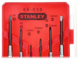 tiksliu atsuktuvu rinkinys - Atsuktuvai Stanley 1-66-039, 6 vnt. - 2 nuotrauka