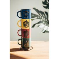 haris poteris - Harry Potter keramikinių puodelių rinkinys su stovu 300 ml, 4 vnt. Hogvartso namai - 7 nuotrauka