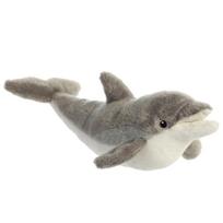pliusinis delfinas - Pliušinis žaislas AURORA ECO NATION Delfinas, pilkas, 38 cm - 2 nuotrauka