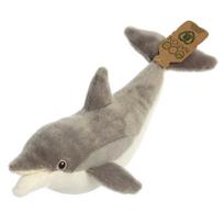 pliusinis delfinas - Pliušinis žaislas AURORA ECO NATION Delfinas, pilkas, 38 cm - 4 nuotrauka