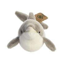 pliusinis delfinas - Pliušinis žaislas AURORA ECO NATION Delfinas, pilkas, 38 cm - 5 nuotrauka