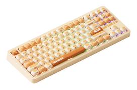 tkl keyboard - Akko TAC87 Bun Wonderland Wireless TKL (Oranžinė) - 3 nuotrauka