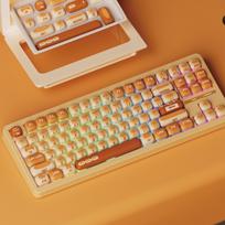 tkl keyboard - Akko TAC87 Bun Wonderland Wireless TKL (Oranžinė) - 8 nuotrauka