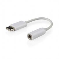 usb type c laidas - Cablexpert USB Type-C to 3.5mm Stereo Audio Adapter Cable A-CM-3.5F-01 Baltas (White) - 3 nuotrauka
