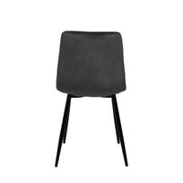 valgomojo kede kresliukas - Valgomojo kėdė Home4you Chilli, pilkai ruda, 46 cm x 55 cm x 89 cm - 3 nuotrauka