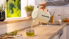 virdulys spalvotas - Bosch MyMoment TWK4M227 Smėlio spalvos (Cream) - 5 nuotrauka