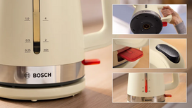 virdulys spalvotas - Bosch MyMoment TWK4M227 Smėlio spalvos (Cream) - 7 nuotrauka