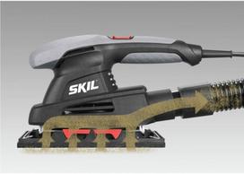 vibracinis slifuoklis - Vibracinis šlifuoklis „Skil“ 7338 AA, 160 W - 3 nuotrauka
