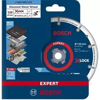 pjovimo diskai 125 - Deimantinis metalo pjovimo diskas BOSCH X-LOCK Diamond for Metal, 125 x 22 mm, UŽS - 2 nuotrauka