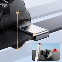 joyroom holder - Joyroom JR-ZS406 magnetinis automobilinis telefono laikiklis ant ventiliacijos grotelių - Juodas (Black) - 4 nuotrauka