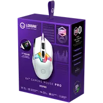 gaming pele - LORGAR MSP80, 8000 Hz Gaming Mouse Pro, White | LRG-MSP80-WH - 2 nuotrauka