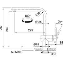 maisytuvas stainless - Franke Atlas Neo Sensor 115.0625.489, nerūdijančio plieno (Stainless Steel) - 3 nuotrauka