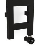 elektriniai gyvatukai senukai - Elektrinis rankšluosčių džiovintuvas Terma Easy, heban, 20 cm x 96 cm, 200 W - 3 nuotrauka