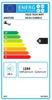 ariston vandens sildytuvas 50 - Ariston Velis Tech WIFI 50L - 3 nuotrauka