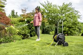 vezimelis laistymo zarnaj - Karcher HT 4.20 Set, laistymo žarnos vežimėlis su žarna 20 m - 2 nuotrauka