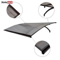 duru stogelis - STARKEDACH L-160 Matmenys 6 x 1600 x 1000 mm, lenktas, rudos spalvos - 2 nuotrauka