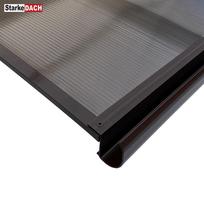 duru stogelis - STARKEDACH L-160 Matmenys 6 x 1600 x 1000 mm, lenktas, rudos spalvos - 3 nuotrauka