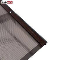 duru stogelis - STARKEDACH L-160 Matmenys 6 x 1600 x 1000 mm, lenktas, rudos spalvos - 4 nuotrauka