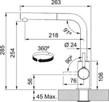 franke lina maisytuvas - Franke Lina L 115.0728.485, balta (White) - 3 nuotrauka