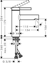 praustuvo maisytuvas hansgrohe - Hansgrohe Zesis S 100, chromas - 2 nuotrauka
