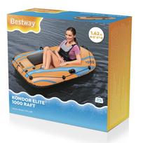 pvc valtys - Pripučiama valtis Bestway Kondor Elite 1000, 162 cm x 96 cm - 3 nuotrauka