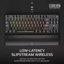 qwertz klaviatura - Corsair K70 CORE TKL Wireless RGB Juodas (Black) - 2 nuotrauka
