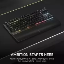 qwertz klaviatura - Corsair K70 CORE TKL Wireless RGB Juodas (Black) - 5 nuotrauka