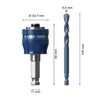 graztu adapteris - Bosch PC Plus adapteris 3/8" ir TCT Ø 7,15x85 mm grąžtas - 5 nuotrauka