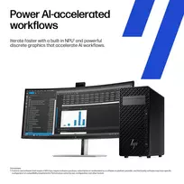 stacionarus kompiuteriai windows 11 - HP Z2 G1i Workstation Tower - Ultra 9-285K, 64GB DDR5, 1TB SSD, Windows 11 Pro, Juodas (Black) - 6 nuotrauka