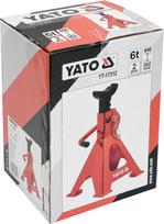 domkratas yato - Yato atramų automobiliui komplektas YT-17312 - 3 nuotrauka
