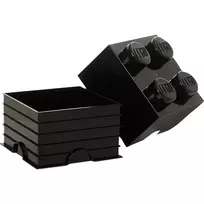 lego daiktadeze - Daiktadėžė LEGO Storage Brick Drawer 4, 6 l, juoda, 250 x 250 x 180 mm - 2 nuotrauka