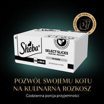 vistiena - Šlapias kačių maistas Sheba Select Slices, vištiena/kalakutiena/antiena, 10.2 kg - 12 nuotrauka
