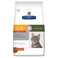 urinary katems - Sausas kačių maistas Hill's Prescription Diet Urinary Stress + Metabolic c/d, vištiena, 1.5 kg - 2 nuotrauka