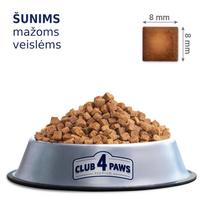 sausas sunu maistas club 4 - Club 4 Paws Premium Small Breeds sausas pašaras su vištiena šunims, 14 kg - 4 nuotrauka