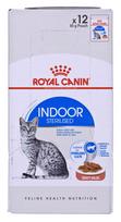 royal canin sterilised - Šlapias kačių maistas Royal Canin Indoor, grūdai, 0.085 kg, 12 vnt. - 12 nuotrauka