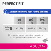 perfect fit katems - Perfect Fit Adult 1+ maistas katėms su vištiena, 7 kg - 6 nuotrauka