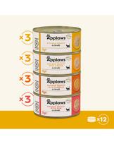 applaws 12 - Šlapias kačių maistas Applaws Chicken, vištiena, 0.07 kg, 12 vnt. - 2 nuotrauka