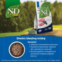 aviena - Sausas kačių maistas Farmina N&D Prime Lamb & Blueberry, ėriena, 5 kg - 3 nuotrauka