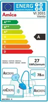 amica dulkiu siurblys - Amica VIENTO VI2031 - 2 nuotrauka
